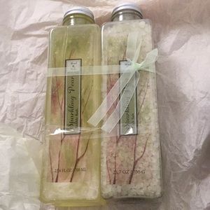 Sparkling Pear Bubble Bath&Bath Salt Set